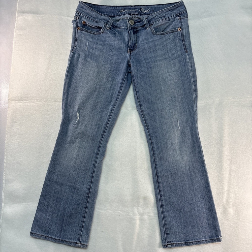 American Eagle Vintage Flare Distressed‎ Jeans Size 6 Regular